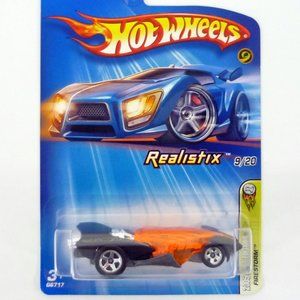 Hot Wheels Firestorm #009 Realistix 9/20 Orange Die-Cast Car 2005